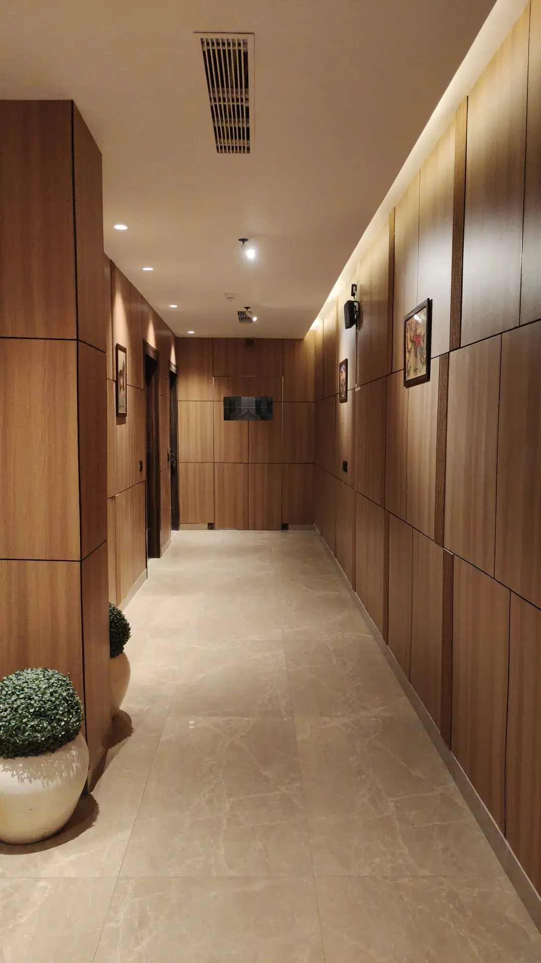 Hotel corridor